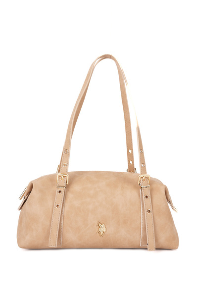 U.S. Polo Assn. حقيبة كتف نسائية بيج Us26617