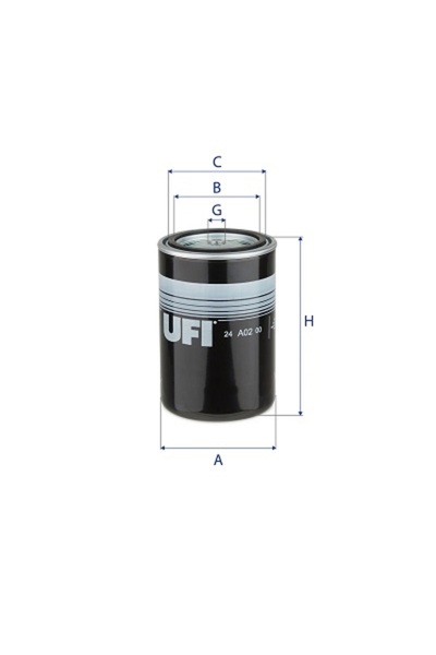 UFI Filtru Combustibil Ursus 10014 H 11024 7524 8014 H 9014 H 9024 380 380 M ...