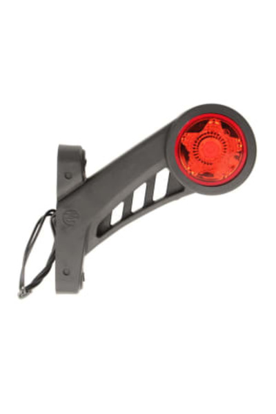 WAS Lampa Gabarit Dreapta Alb/Rosu Led 12/24v