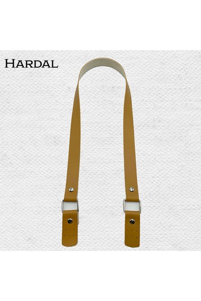 Oxford İplik Rivet Bag Handle Faux Leather 74 cm Mustard