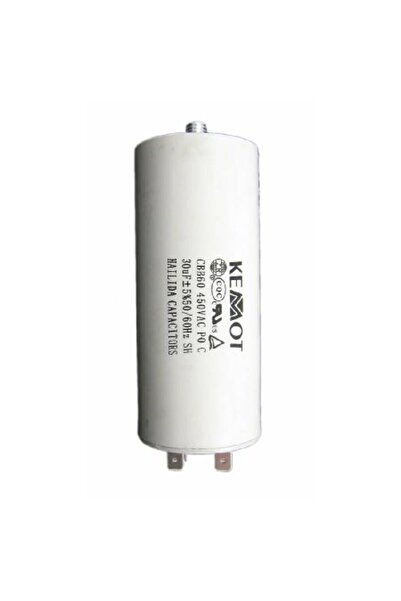 Kemot Condensator de motor cu conector cu șurub - 30uF / 450V