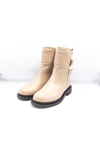 MANUFACTURER Cizme de damă din piele naturală - ALB 25103352BE