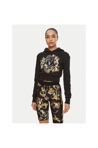VERSACE JEANS COUTURE Bluză de damă 78HAIC01 CF00C Negru