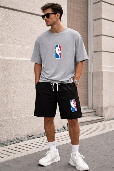 orwen life est. 2022 Unisex Printed Shorts Set Oversize Crew Neck Casual Comf...