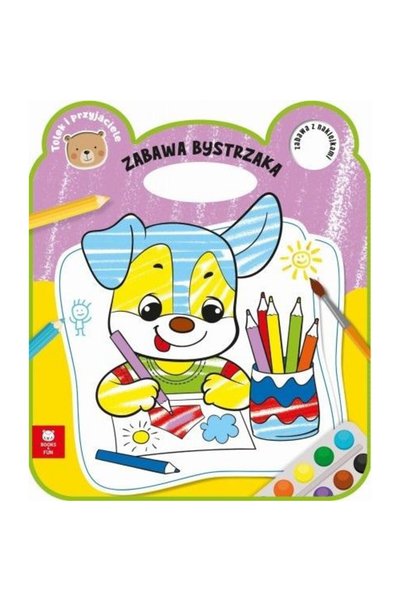 OEM Carte de colorat cu abtibilduri Books And Fun, caine, 22x24cm