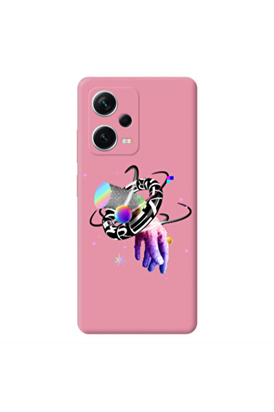 Other Xiaomi Poco X5 Y2k Pink Colored Silicone TPU Θήκη