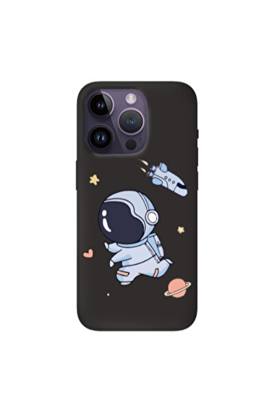 Other Apple iPhone 14 Pro Max Aduket Black Colored Silicone TPU Θήκη