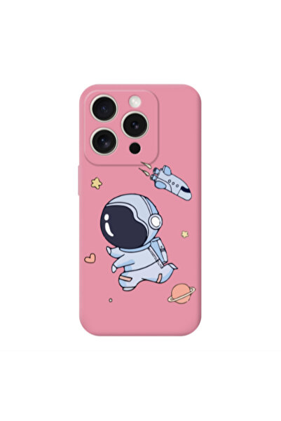 Other Apple iPhone 15 Pro Max Aduket Pink Colored Silicone TPU Θήκη