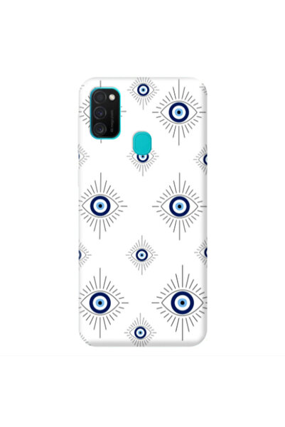 Other Samsung M21 Bright eye Red Colored Silicone TPU Θήκη