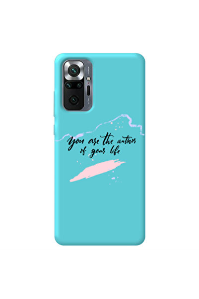 Other Xiaomi Redmi Note 10 Pro 4G You are the authors Turquoise Colored Silic...