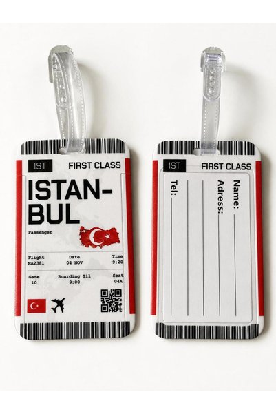 Hediyebum İstanbul Valiz çanta Bagaj Kartlığı
