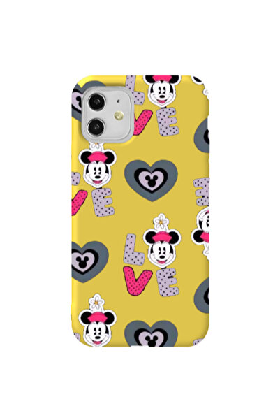 Other Apple iPhone 11 Minnie Yellow Colored Silicone TPU Θήκη