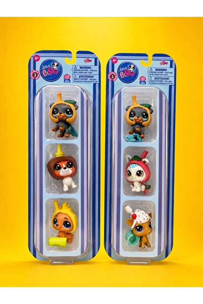 Littlest Pet Shop 3 lü minik hayvan figürler littlesty petshop 1adet (seçim b...