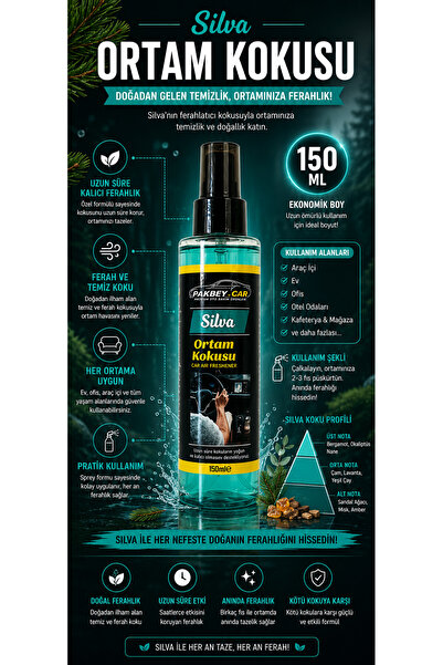 Car Silva Ortam Kokusu 150 ml