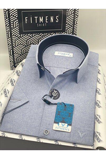 Fitmens Classic Short Sleeve Linen Cotton Gift Boxed Men's Shirt Fs-003624 - ...