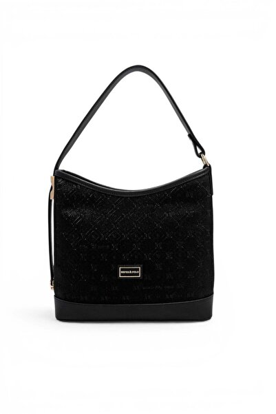 Silver Polo Black - Black Fashion Women's Shoulder Bag Sp1286