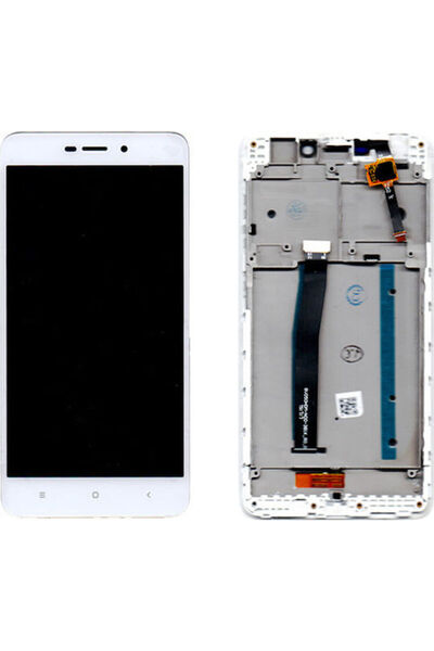 OEM Οθόνη με μηχανισμό αφής και πλαίσιο για Redmi 4a (Λευκό)