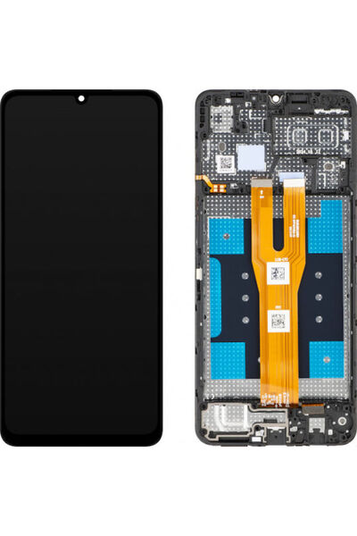 Samsung Οθόνη με μηχανισμό αφής και πλαίσιο για Galaxy A06 A065 (Μαύρο) Κωδικ...