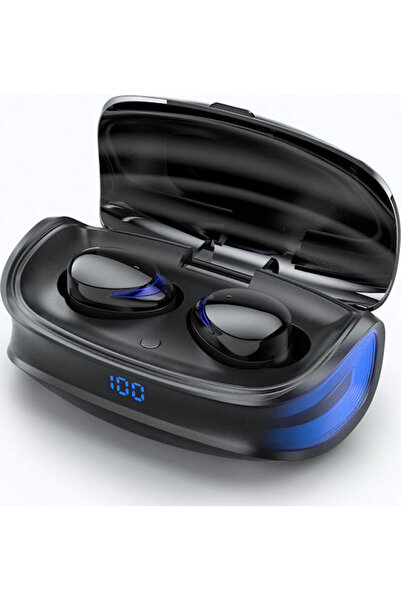 Devia Joy A9 Ενδοωτικά Ακουστικά Bluetooth Handsfree με Θήκη Φόρτισης Μαύρα