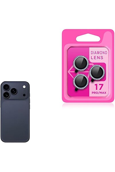 Yıldızan Senon Zore Cl-06 Camera Lens Protector for Apple iPhone 17 Pro (Navy...
