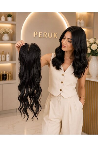 favorim peruk Siyah tül tepelik vip seri