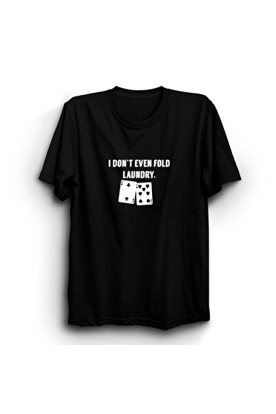 ZOKAWEAR Δεν διπλώνω ακόμα μπλουζάκι Loundry, Gamble, Poker Humor