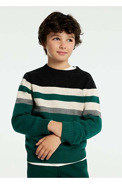MAYORAL Winter Boys' Knitted Sweater 8-18 Years Green