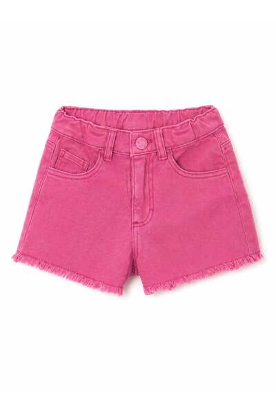 MAYORAL Girl's Tasseled Shorts 2-10 Years Dark Pink