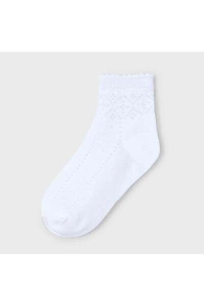 MAYORAL Fisto Detailed Girls' Socks White