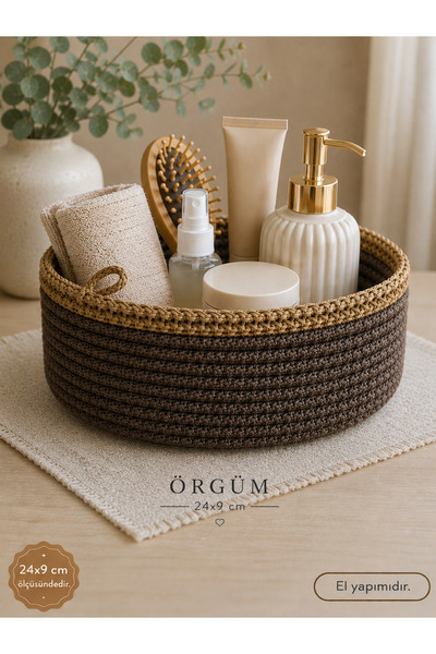 ÖRGÜM Organizator multifuncțional tip coș 24x9 cm