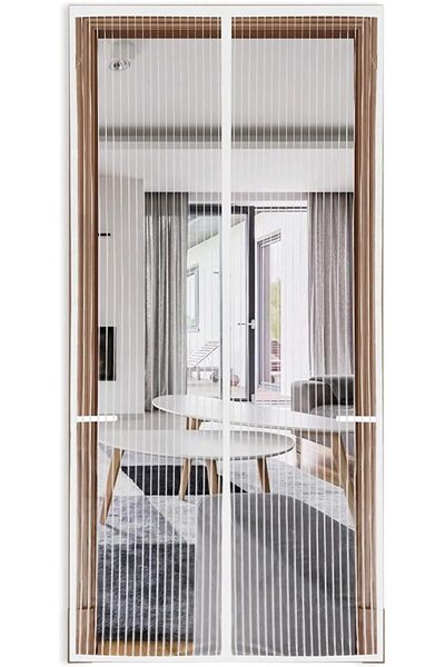 Arabest Magnetic Screen Door,Automatic Closing Fly Insect Net Mesh,Self-Seali...