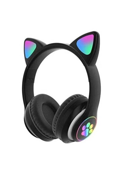 PopZa STN-28 Cat Ear Wireless Headphones – Stylish & Fun Audio Accessory for ...