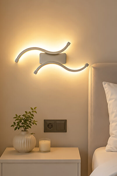 Fer Avize Cunda Aplik Modern Tasarım Dekoratif Led (GÜN IŞIĞI) (PİLLİ DEĞİLDİ...
