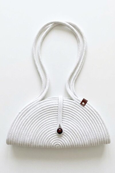 I Love Shoes Ocevia White Rope Women's Bag