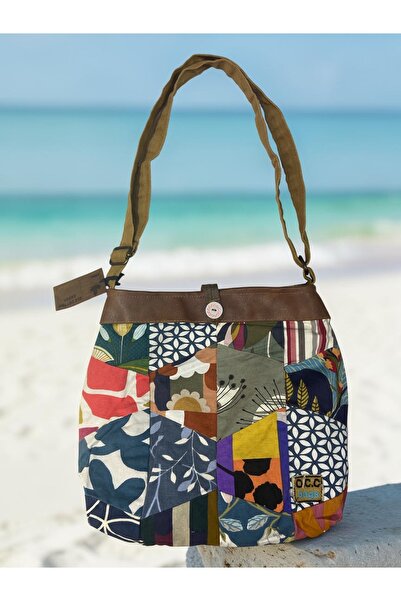 Old Cotton Vintage Casual Multi-Colored Organic Design Cotton Daily Shoulder ...