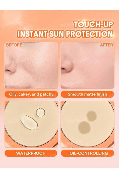 SHEGLAM Insta-Ready Sunset Blur Setting Powder - Gözenek Gizleyici ve Yağ Kon...