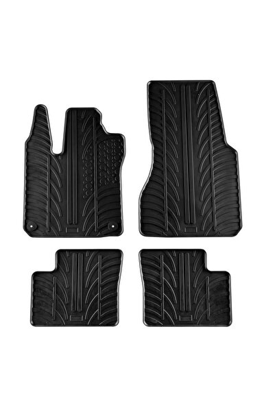 Gledring Πατάκια Αυτοκινήτου 0462 Smart Forfour 453 2014- Μαύρα 4 Τεμάχια (CA...