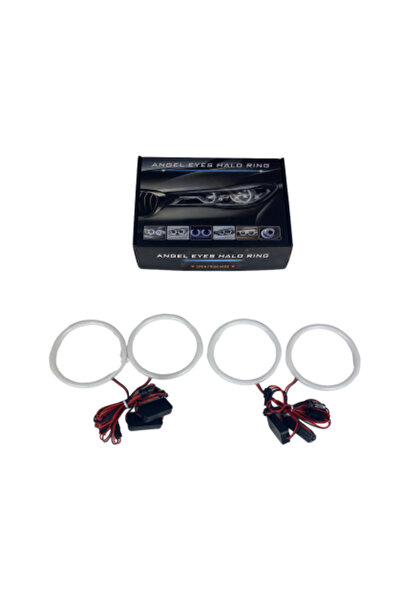 OEM Δακτύλιοι φωτισμού τύπου  "Angel Eyes " για BMW E46 κουπέ (2003+) - κόκκινο