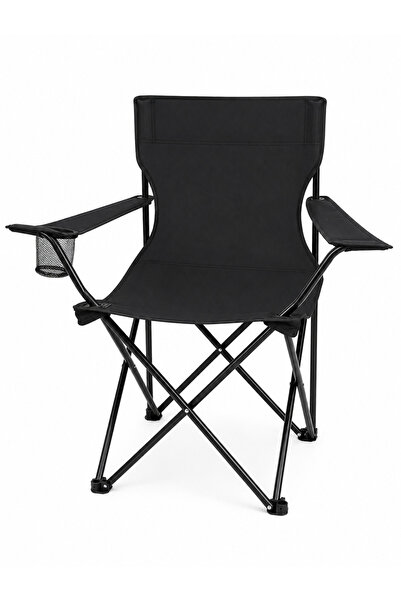 Armchair Adventurer Folding Camping Chair with Cup Holder – Comfortable Outdo...