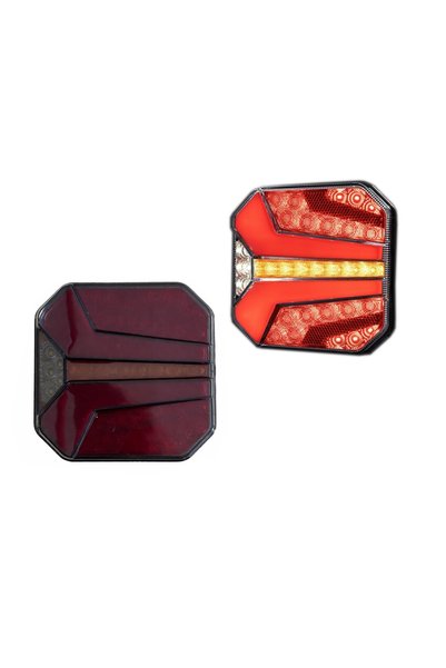 Flexzon Φανάρι Πίσω LED Νέον E-Mark Φιμέ 24V - Φως Φρένων - Διαδοχικό Φλας - ...