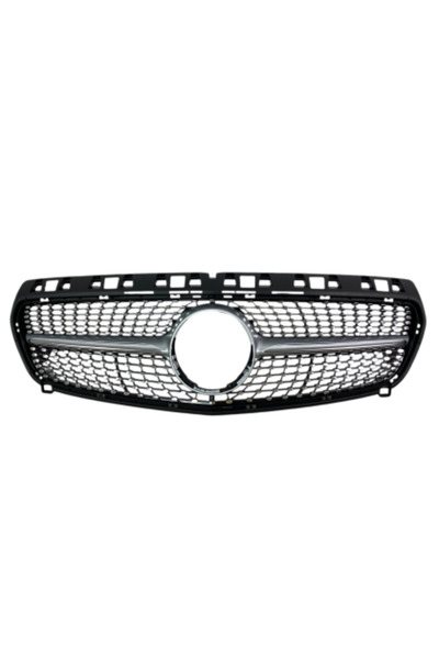 OEM Μάσκα Mercedes W176 A-Class (2013-2015) - Σχέδιο διαμαντιού, μαύρη με χρω...
