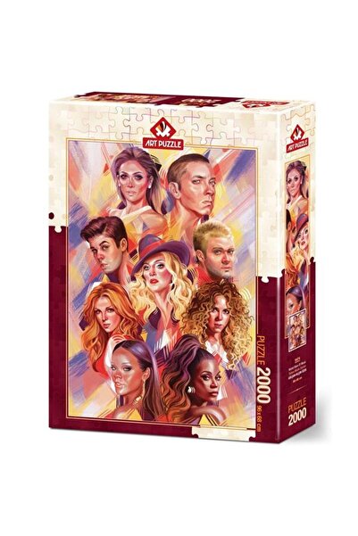Heidi Toy Art Puzzle World Music Stars 2000 Piece Puzzle 5474