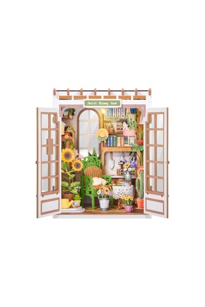 Rolife 3D Puzzle Book Nook Secret Bloomy Nook, RoLife, 246 pieces