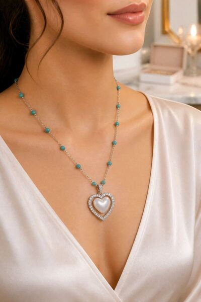 Monalisa Home Luxurious Figured Showy Enamel Necklace