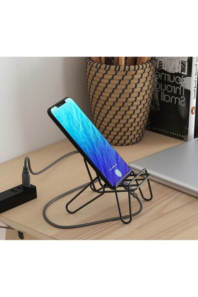 IKEA Ayaklı Masa Üstü Telefon Standı 12x10x10 Cm Çelik Tablet Tutucu Telefon ...