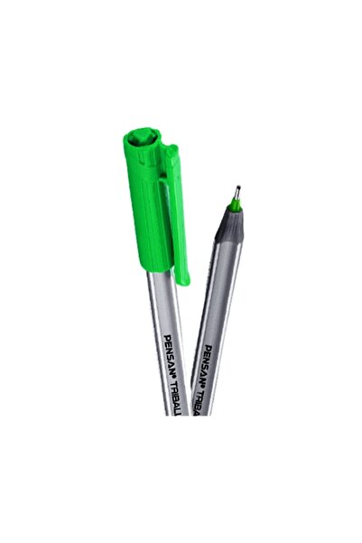 Pensan قلم حبر جاف تريبول أخضر - 5 قطع