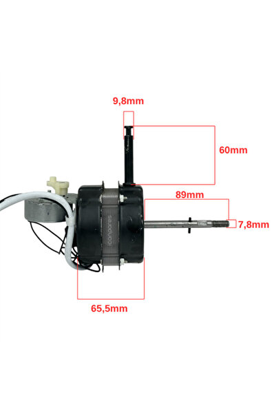 Ysf Ufo İle Uyumlu Atsfi-121 Vantilatör Motoru 50 Watt – Senkron Kumandalı