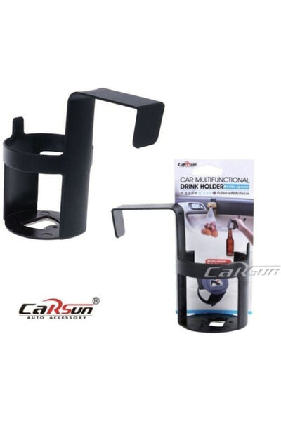 Carsun Θήκη ποτηριού αυτοκινήτου C6144 1 θέσης για πόρτα σε μαύρο χρώμα Κωδικ...