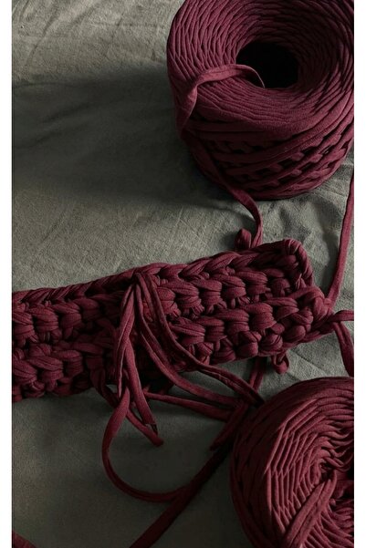 UMRA collection Penye ip 300-400gram bordo ton - örgü ipi