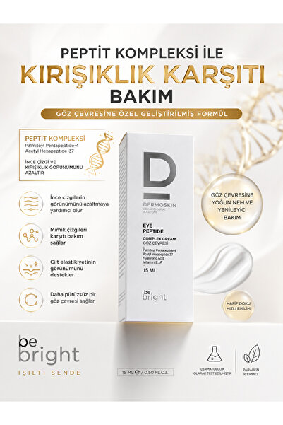 Dermoskin Be Bright Eye Peptide Complex 15 ml - Anti-Fine Line and Dark Circl...